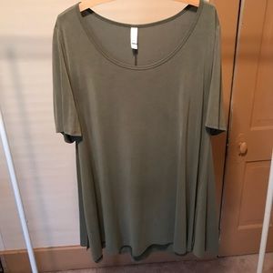 Lularoe XL perfect tee- olive green